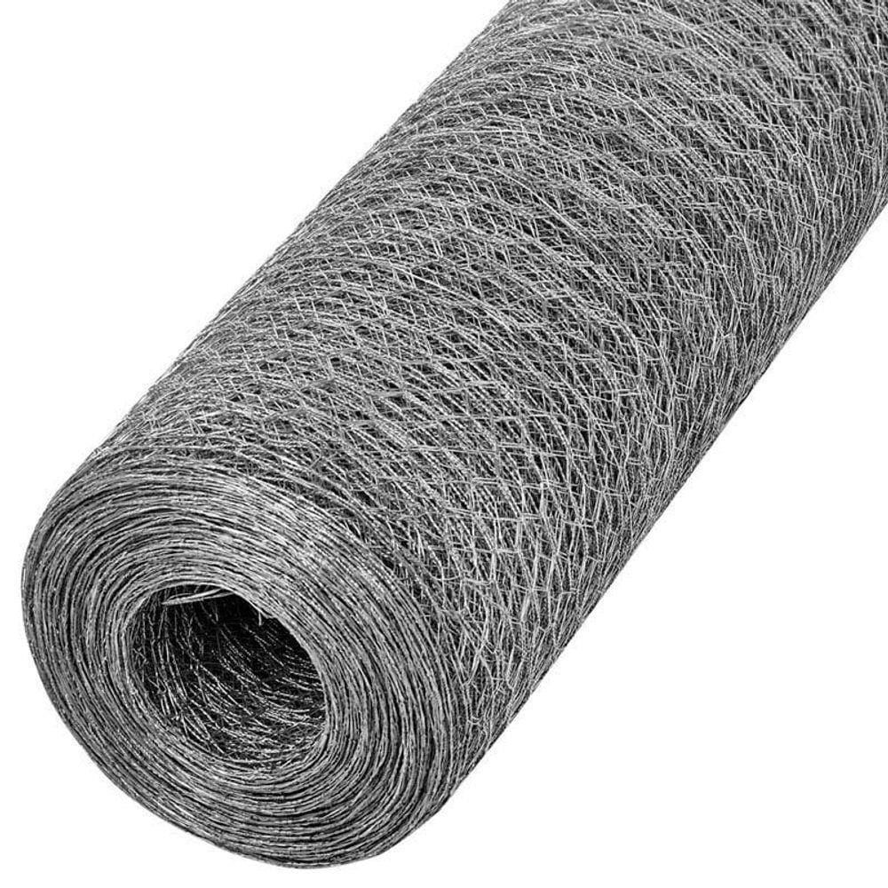Tela Galinheiro Galvanizada Metálica Fio 22 1,5m x 50m