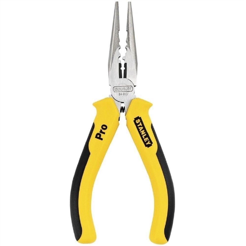 Alicate Bico Meia Cana Stanley 84053 Longo Com Corte Pro 6 p