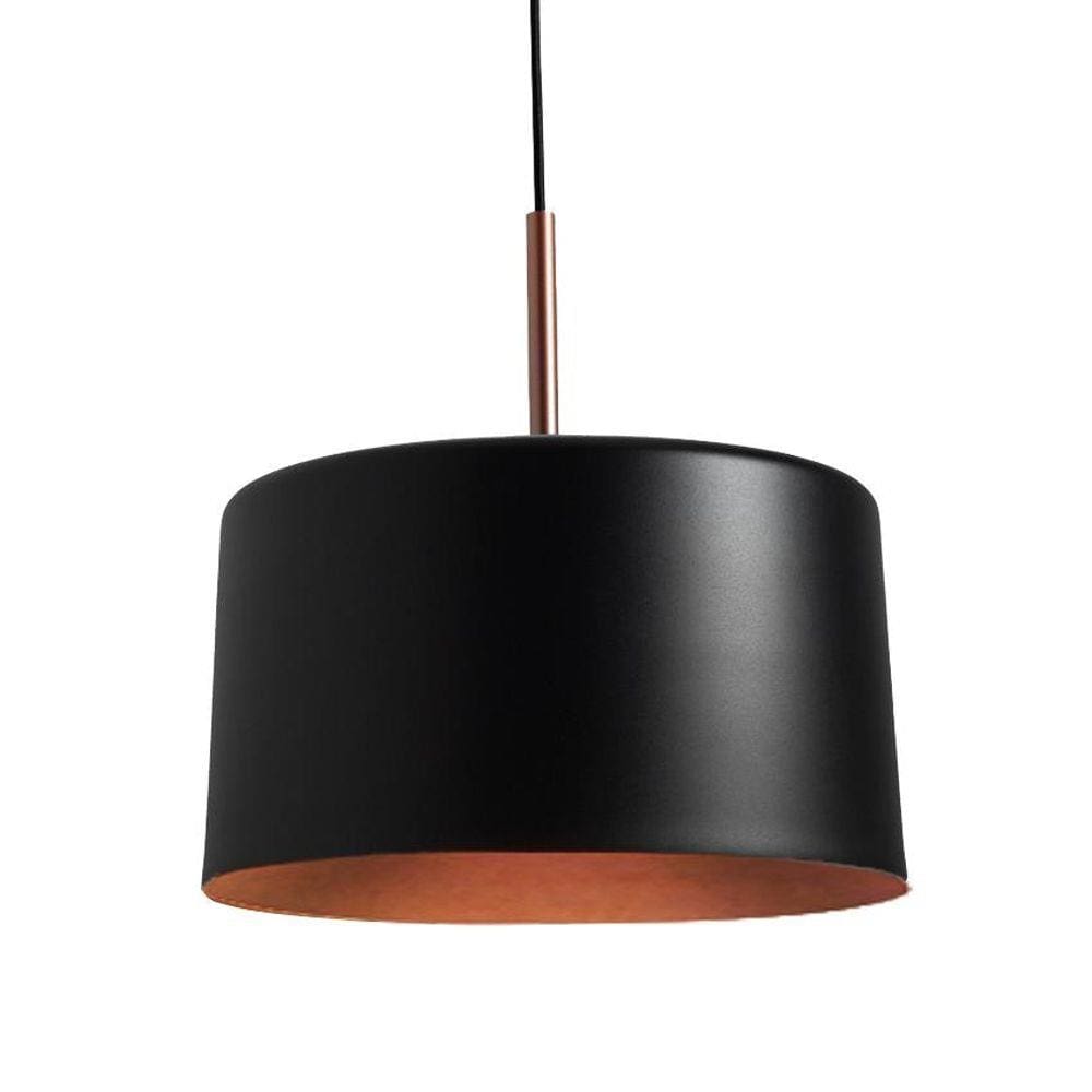 Pendente Large Bilboquê Estilo Tom Dixon Preto com Cobre