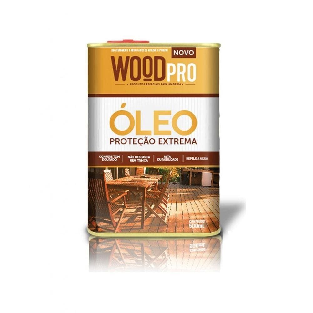 Óleo para Madeira Deck Proteção EXTREMA 500mL - WOODPRO