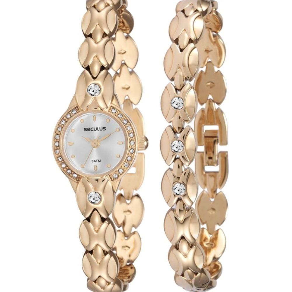 Relógio Seculus Feminino 20455lpskdb1