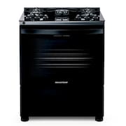 Fogão de Piso Brastemp 5 Bocas Mesa Vidro Turbo Chama Preto BFS5VCEUNA