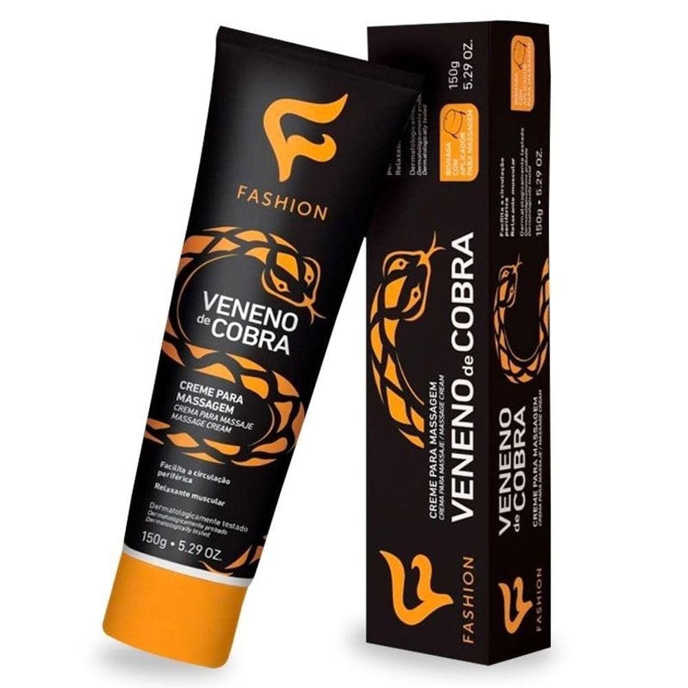 Kit 2 Cremes para Massagem Veneno de Cobra 150 gr