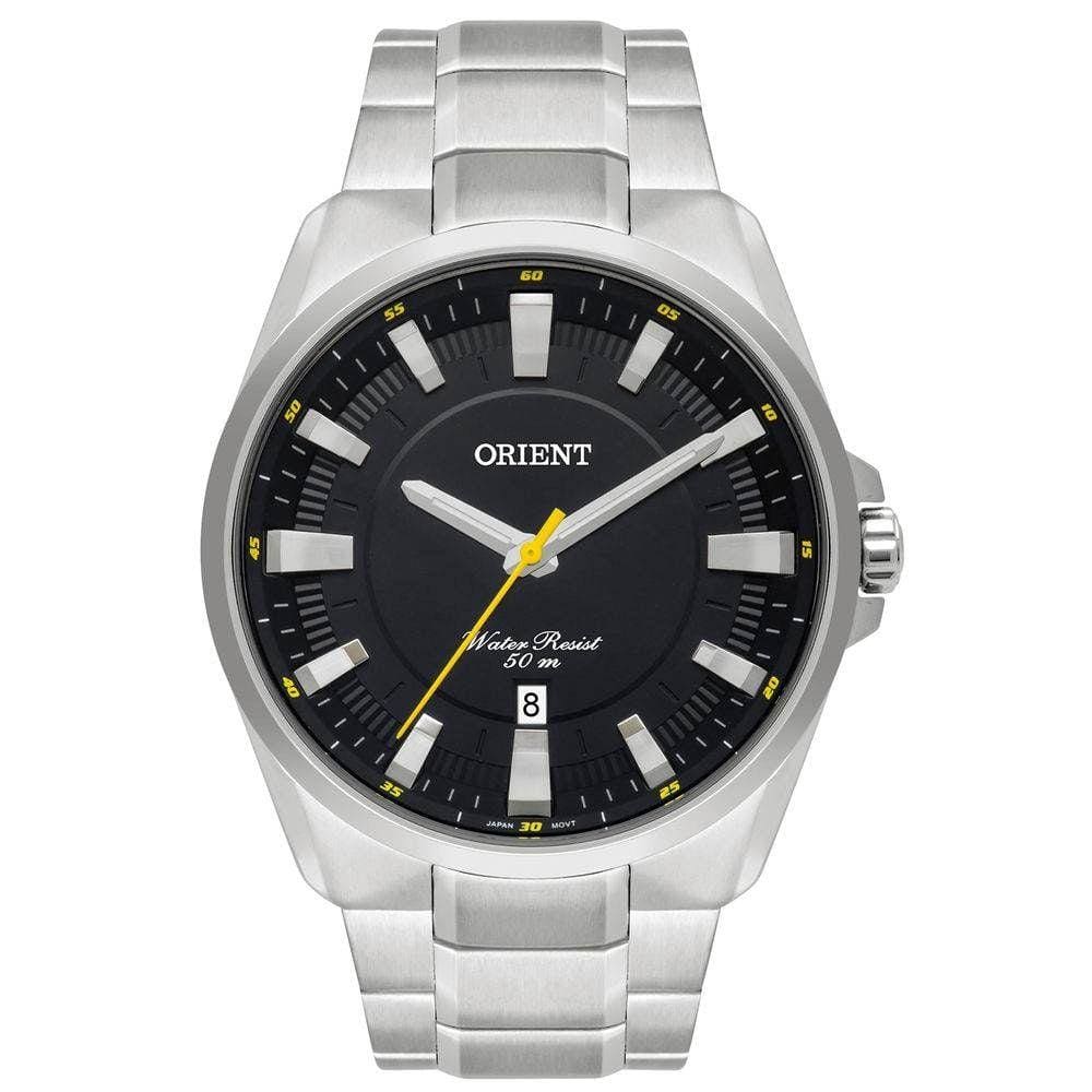 Relógio Masculino Orient Mbss1354 P1Sx Prata E Preto