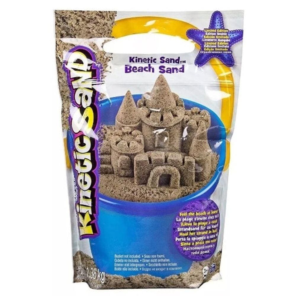 Areia De Modelar Kinetic Sand 1,36 Kg Marrom 1812 Sunny