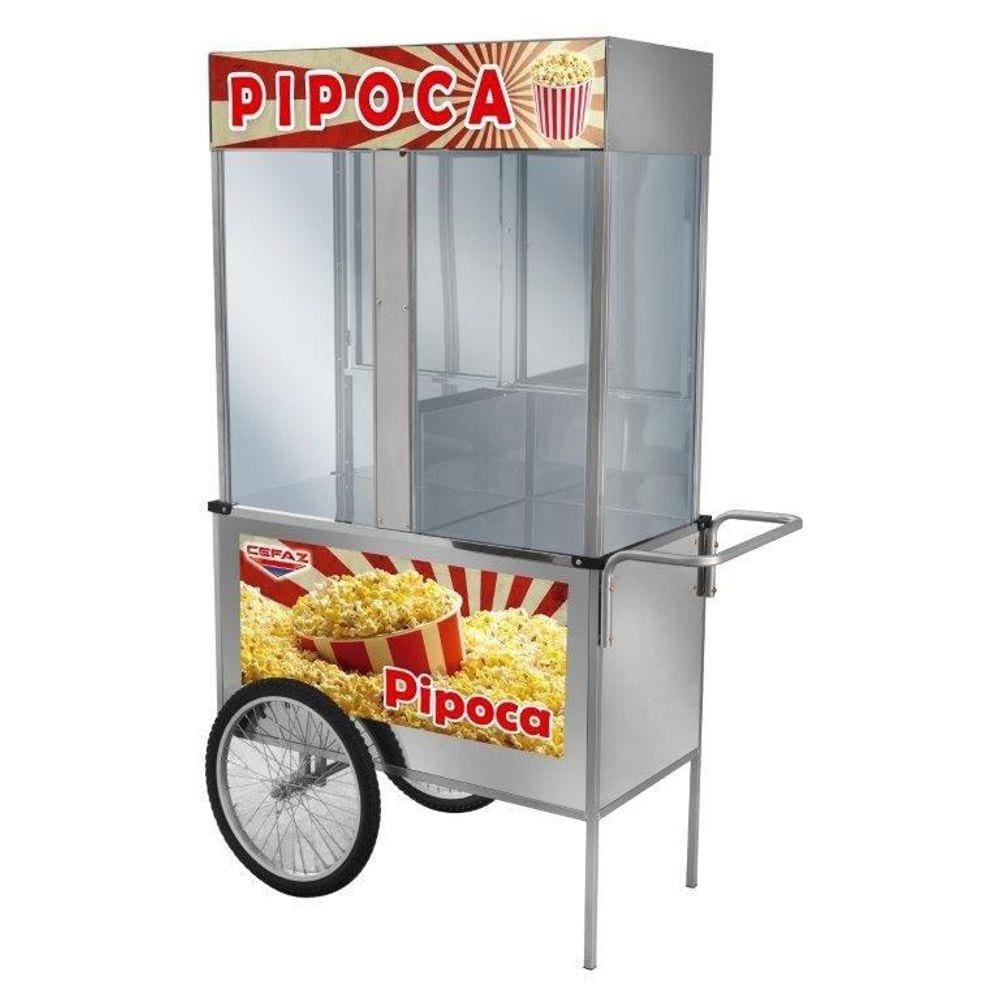 Carrinho de Pipoca Luxo com Rodas de Bicicleta - Cefaz