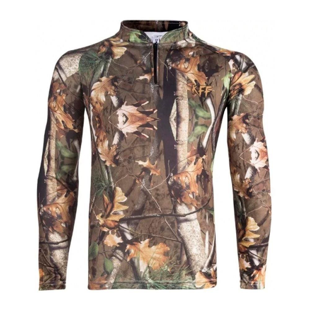 Camiseta de Pesca Proteção Solar UV King Folhas KFF69