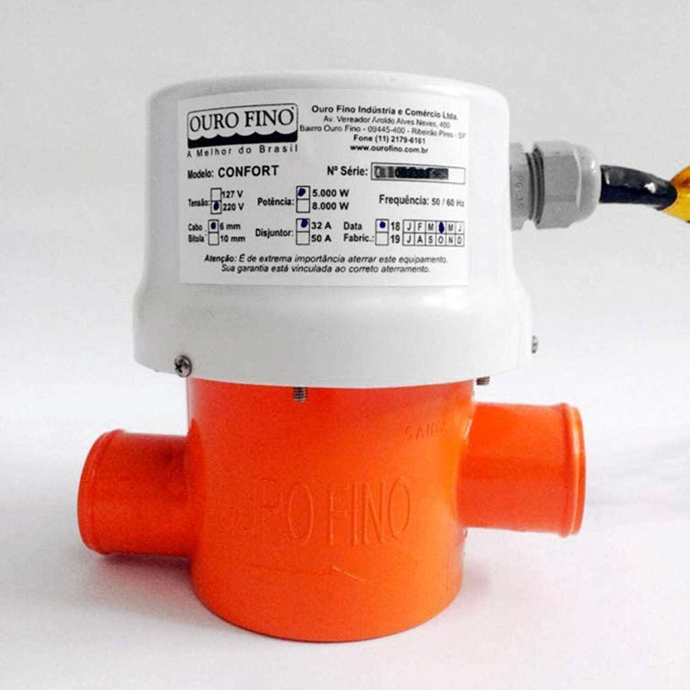 Aquecedor Digital para Hidromassagem Ouro Fino 5000 Watts - 220V Branco