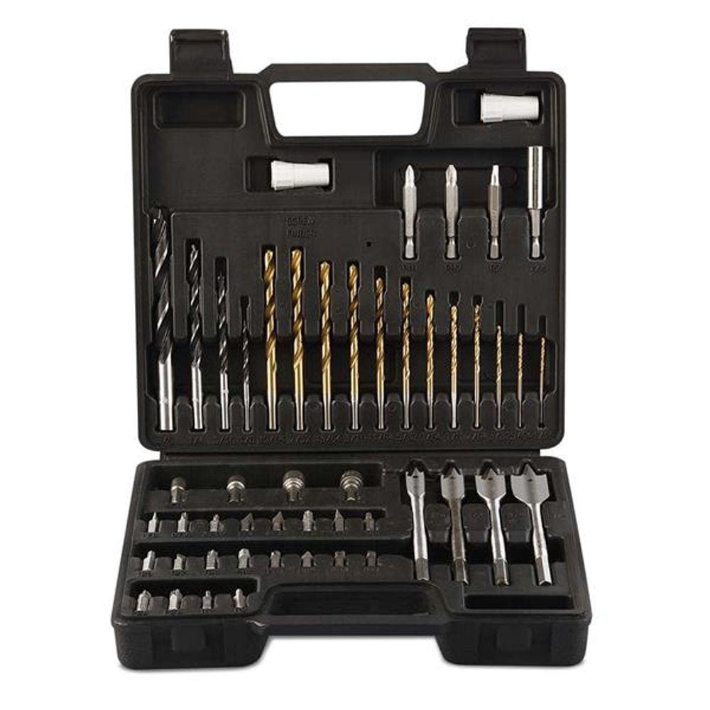 Kit Maleta com 50 Brocas e Acessorios para Furadeira e Parafusadeira Multilaser HO062