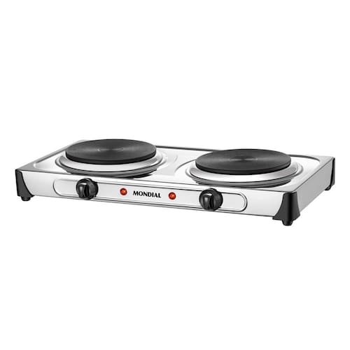 imagem-Fogão Elétrico Mondial Fast Cook Due FE-03 com 2 Chapas de Aquecimento - 220V