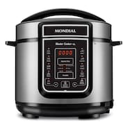 Panela de Pressão Elétrica Mondial 5L Digital Master Cooker PE-38 5L Preta