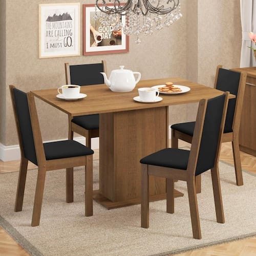 Conjunto Sala de Jantar Madesa Talita Mesa Tampo de Madeira com 4 Cadeiras é boa?