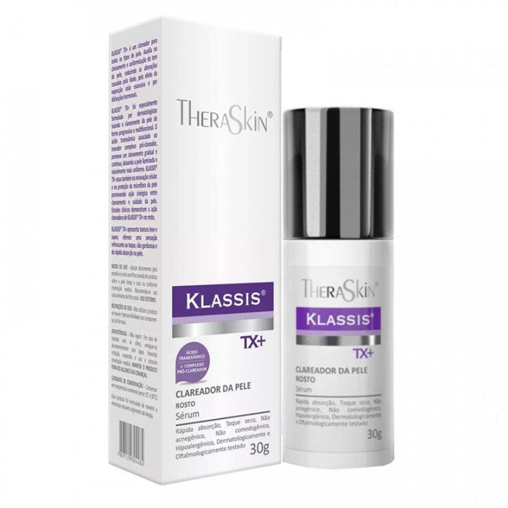 Klassis Tx + Sérum Clareador Da Pele Facial 30G