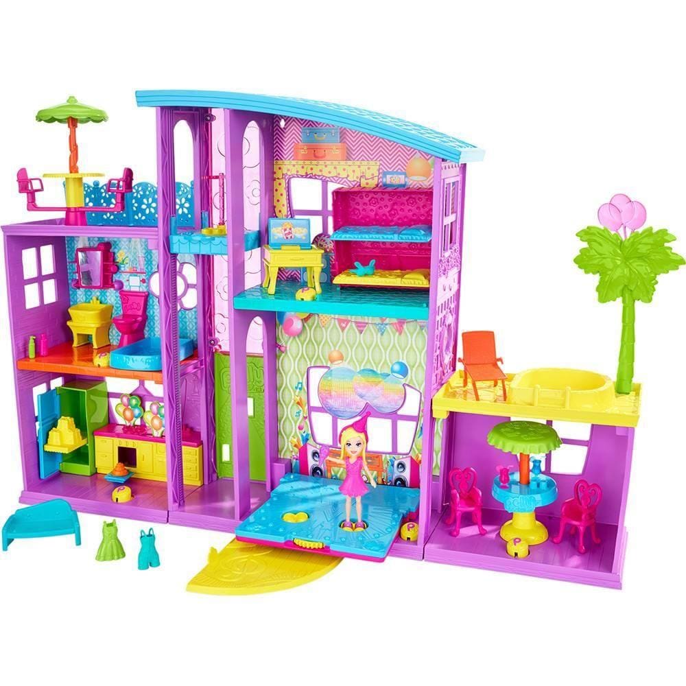 Playset Polly Pocket Club House - Espaços Secretos Mattel