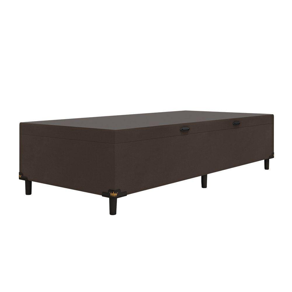 Cama Box com Baú Solteiro com 41cm de Altura Prince Preto