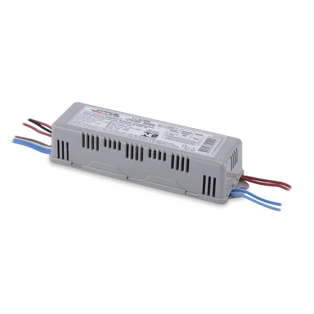 Reator Eletrônico 2 Lâmpadas Fluorescente 30/32W Force Line