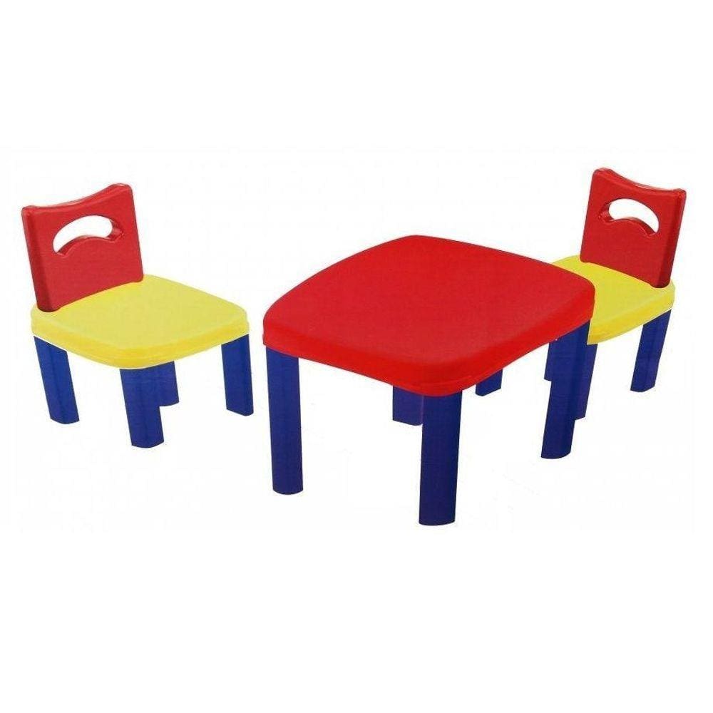 Mesinha Infantil Super Atividades com 2 Cadeiras - Simotoys