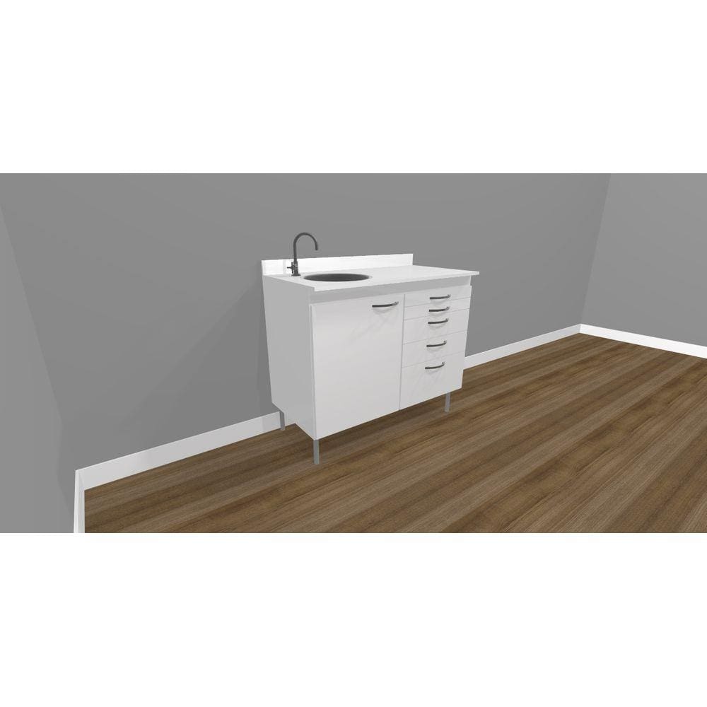 Móvel Para Dentistas Com Pia - Deki Light