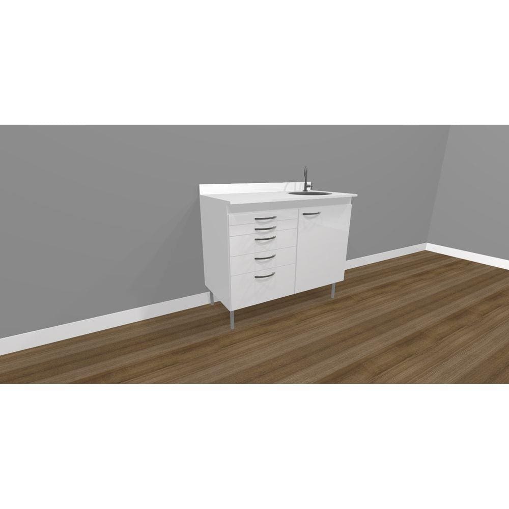 Móvel Para Dentistas Com Pia - Deki Light