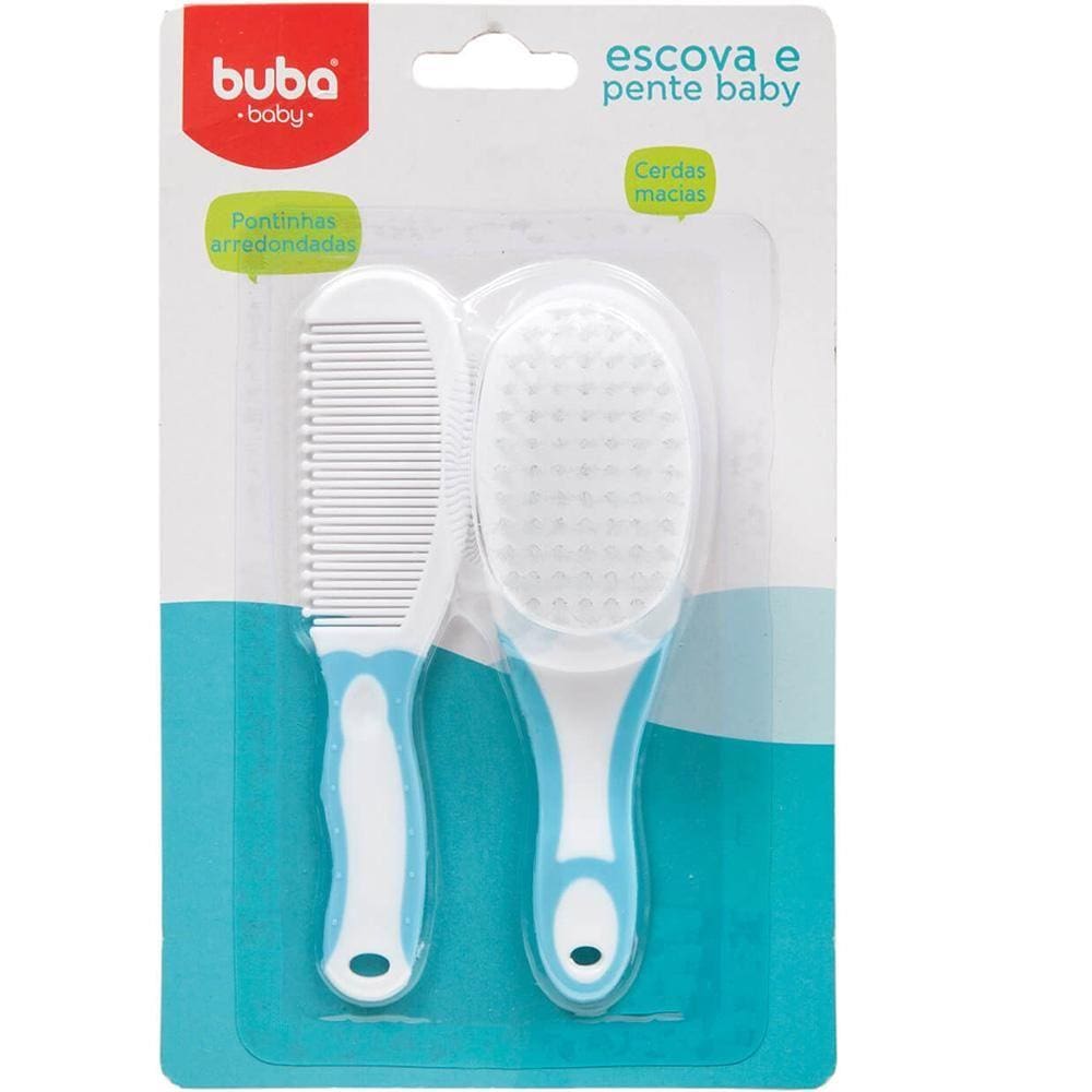 Escova e Pente de Cabelo Baby Buba