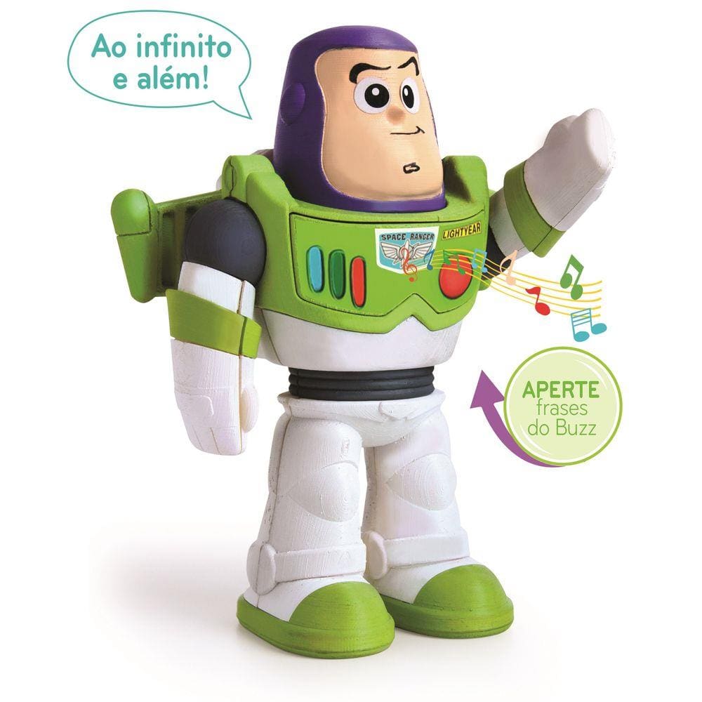 Brinquedo Meu Amigo Buzz Lightyear Com Som Elka 1042