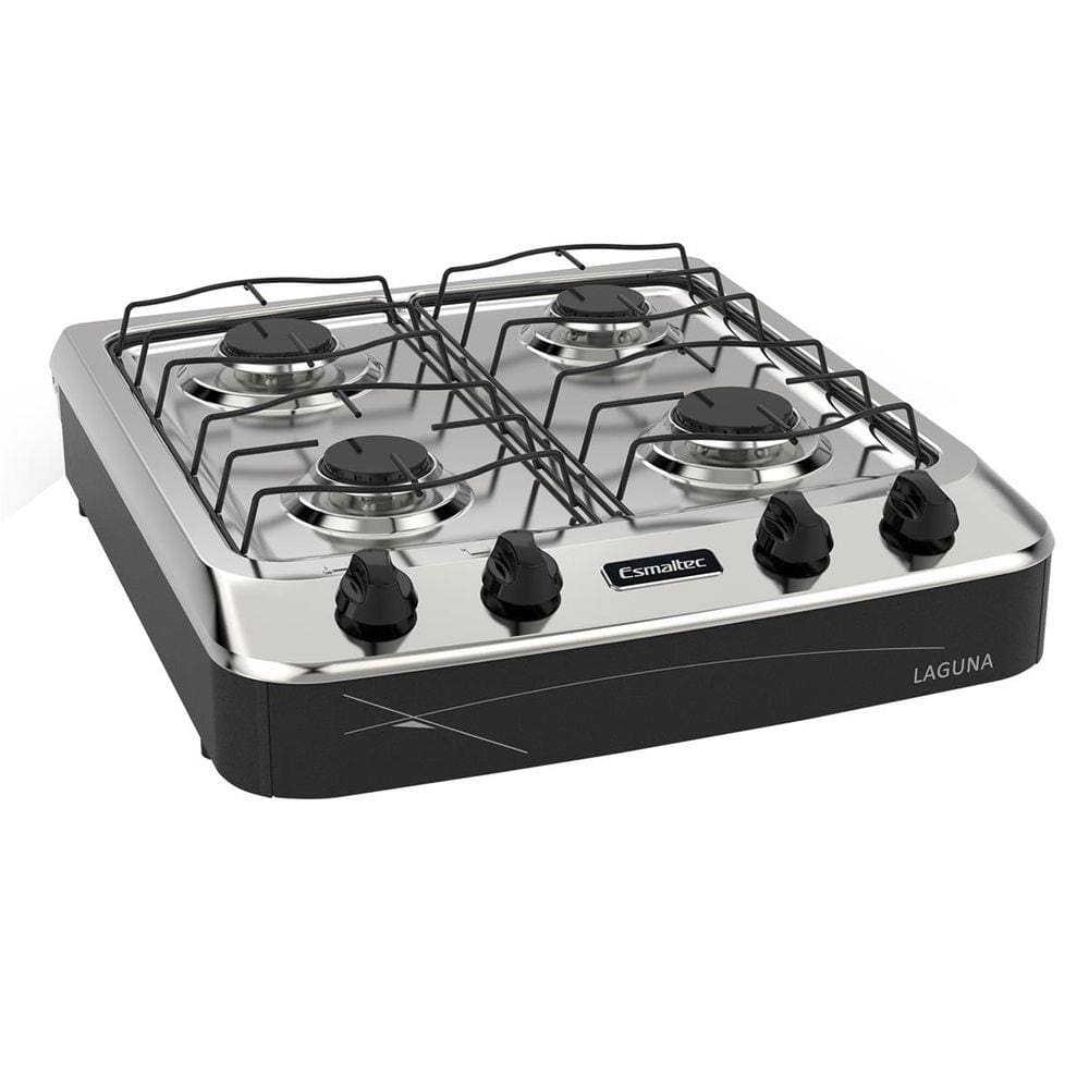 Fogão De Mesa 4 Bocas Laguna Preto Esmaltec