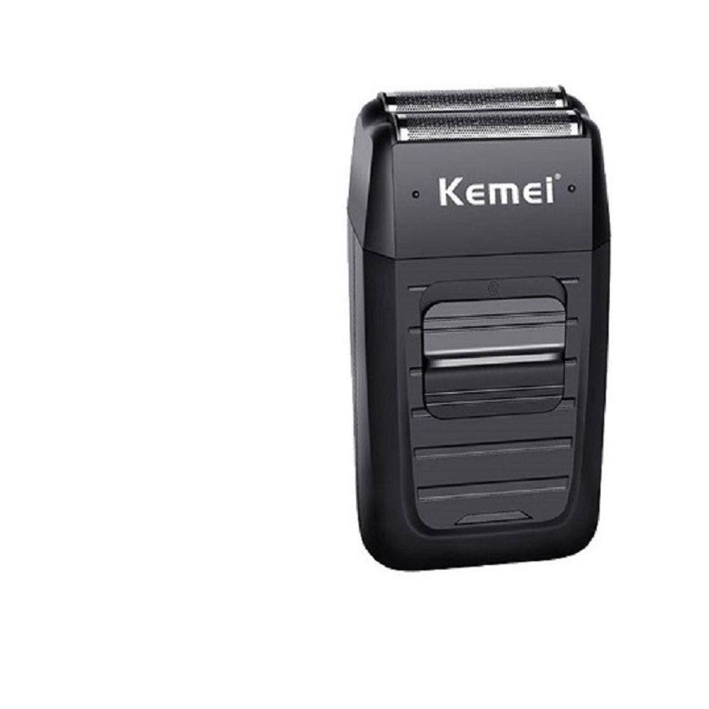 Barbeador Elétrico Kemei 2 Em 1 Lamina Dupla 220V Km-1102