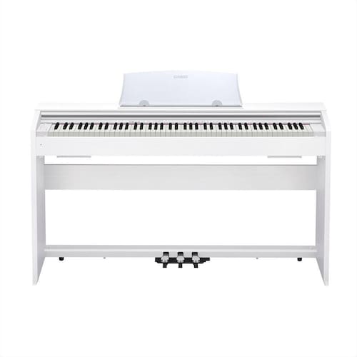 imagem-Piano Digital Casio PX-770 WE 88 Teclas Com Estante Branco