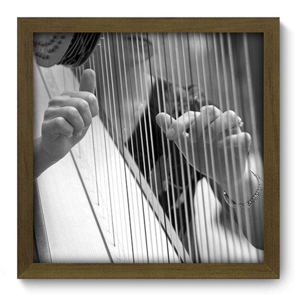 Quadro Decorativo - Harpa - 33cm x 33cm - 084