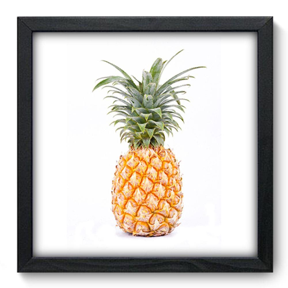 Quadro Decorativo - Abacaxi - 33cm x 33cm - 008qncbp