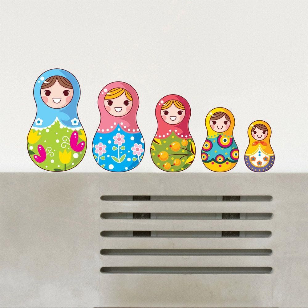 Adesivo de Parede - Matrioskas - 201dvp