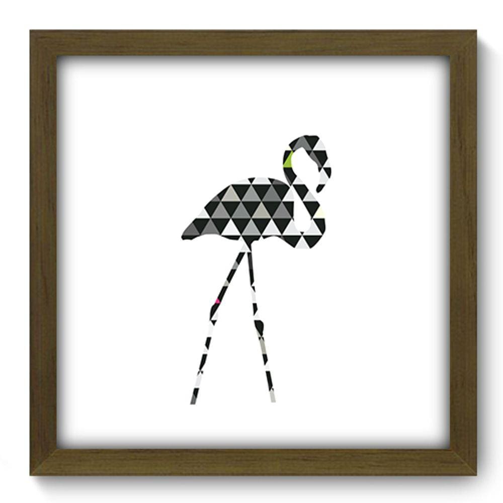Quadro Decorativo - Flamingo - 33cm x 33cm - 256