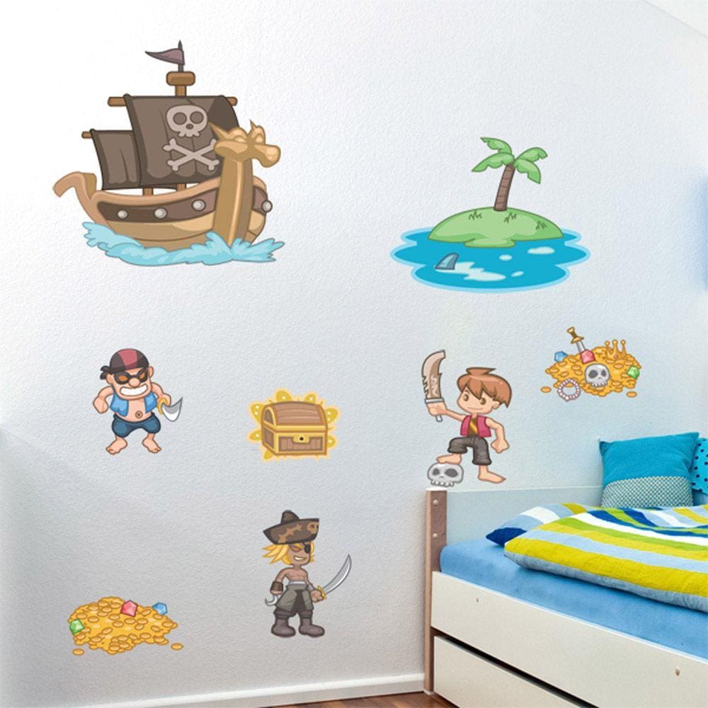 Adesivo de Parede - Piratas - 226inm