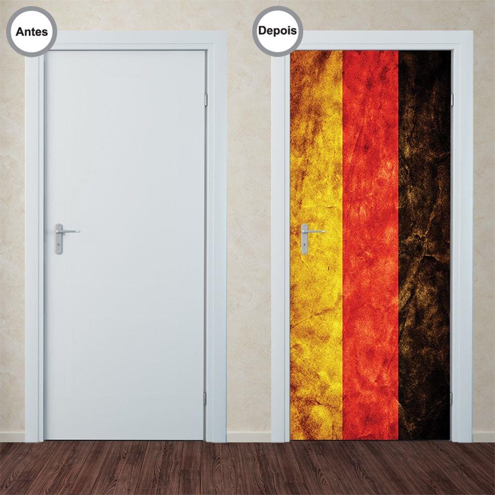 Adesivo Decorativo de Porta - Alemanha - 323pt
