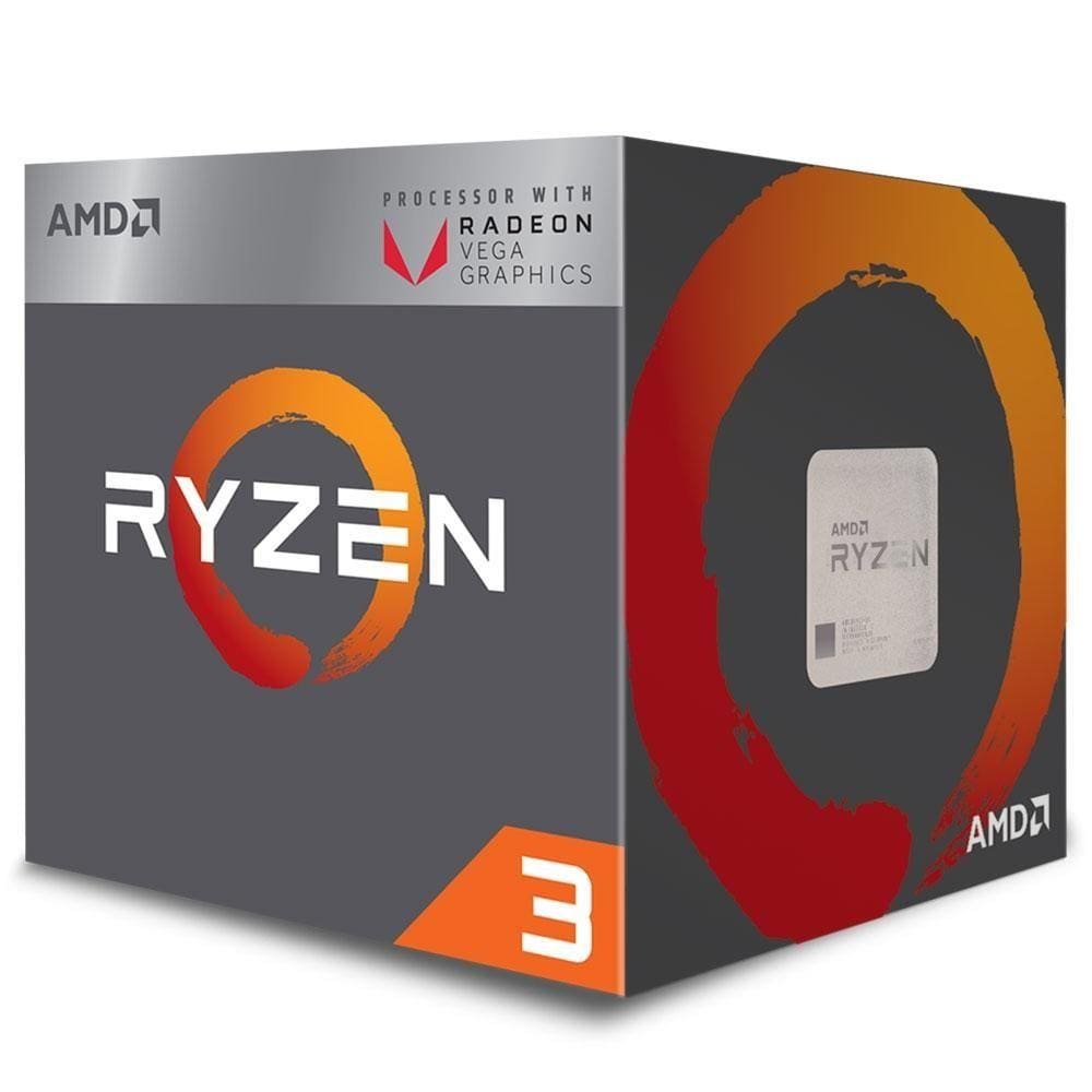 Ryzen - 3 3200G Quad Core - 4 Threads - 3.6GHz (Turbo 4.0GHz) - Cache 6MB - AM4 - TDP 65W - Radeon VEGA 8 Graphics - YD3200C5FHBOX