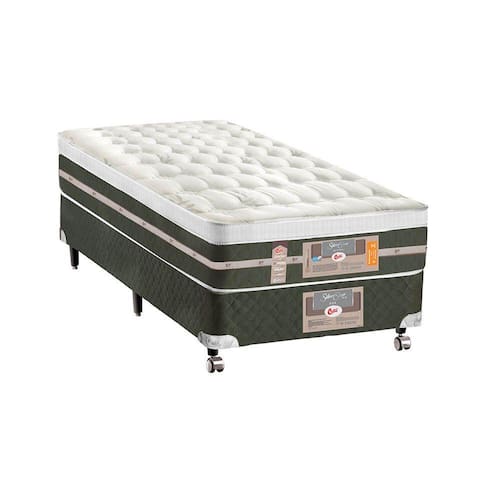 Cama Box + Colchão Castor Solteiro Molas Bonnel Silver Star AIR One Face 88x188x72cm é boa?