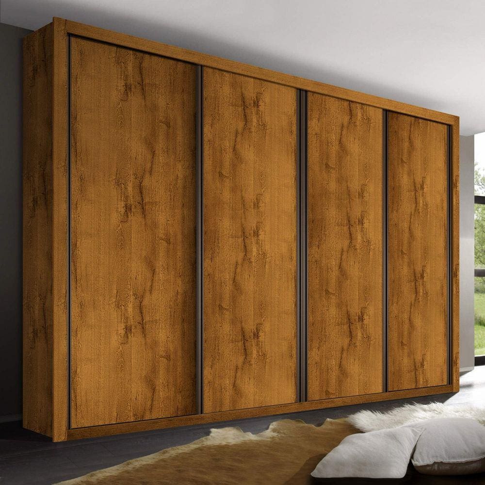 Guarda Roupa Casal 4 Portas Milano