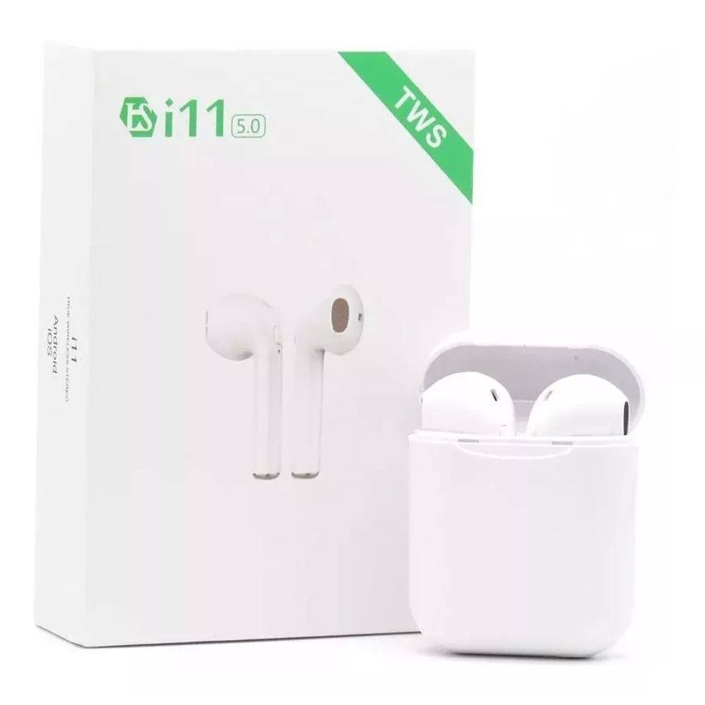 Fone Bluetooth 5.0 Air Mini I11 Tws Sem Fio Case Base | Extra
