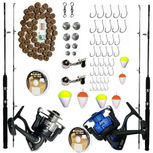 Kit De Pesca Completo 20kg 2 Vara 1,70m 2 Molinete 4000 E Itens Menor preço em Kit De Pesca Completo 20kg 2 Vara 1,70m 2 Molinete 4000 E Itens