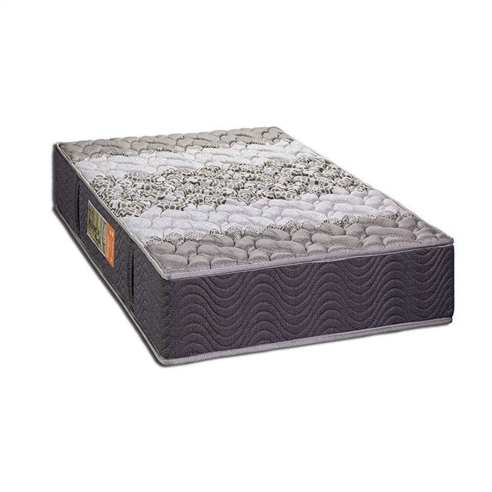 Colchão Solteiro Espuma 18cmx78cmx188cm Orthopedic Sankonfort Marrom/Bege Estampado