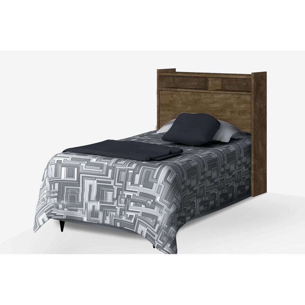 Cabeceira Solteiro Melissa Cambel Móveis Castanho Wood