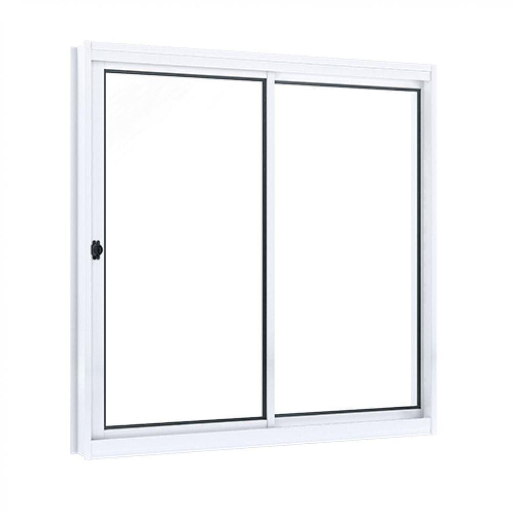 Janela de Correr Aço 2 Folhas Riobras 100cmx120cm Branco