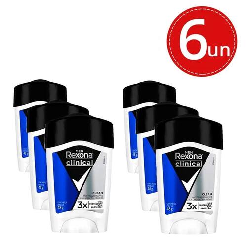 Desodorante creme Rexona Clinical Men Clean 48g