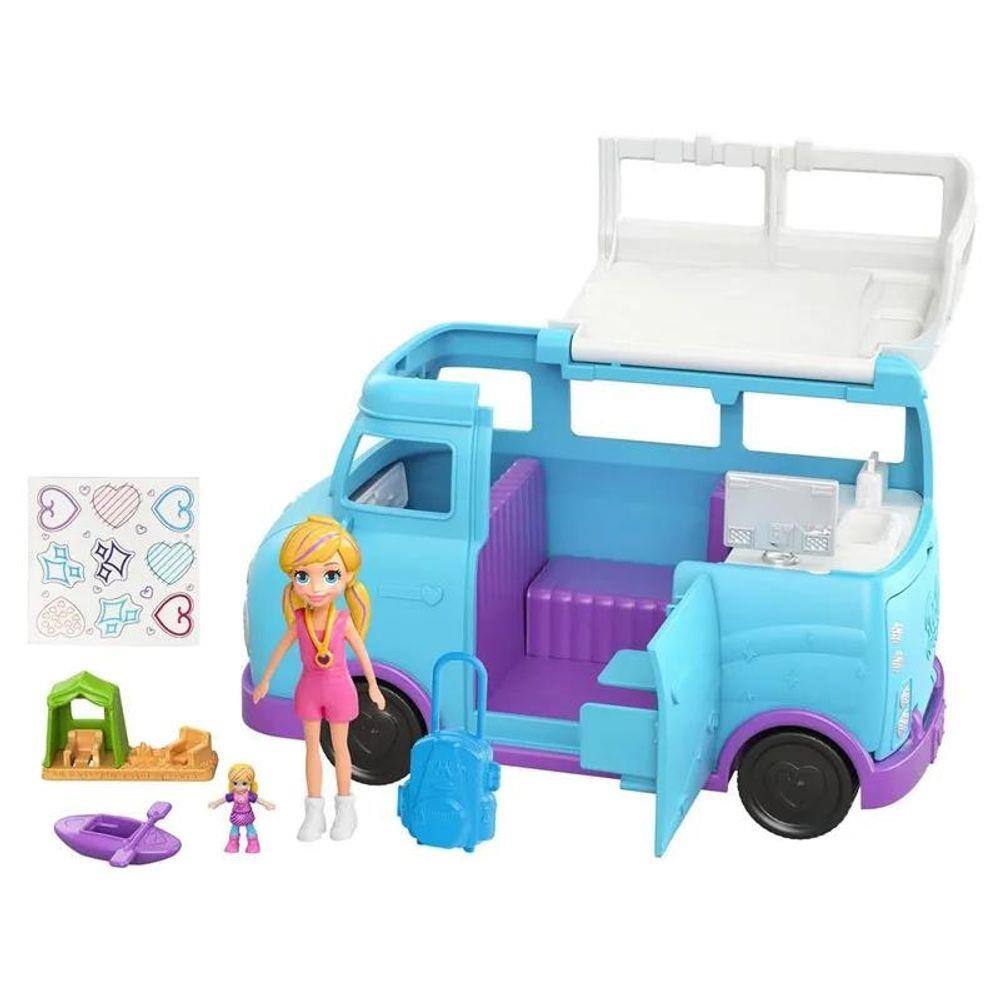 Boneca Mattel - Polly Pocket - Polly Na Van de Surf