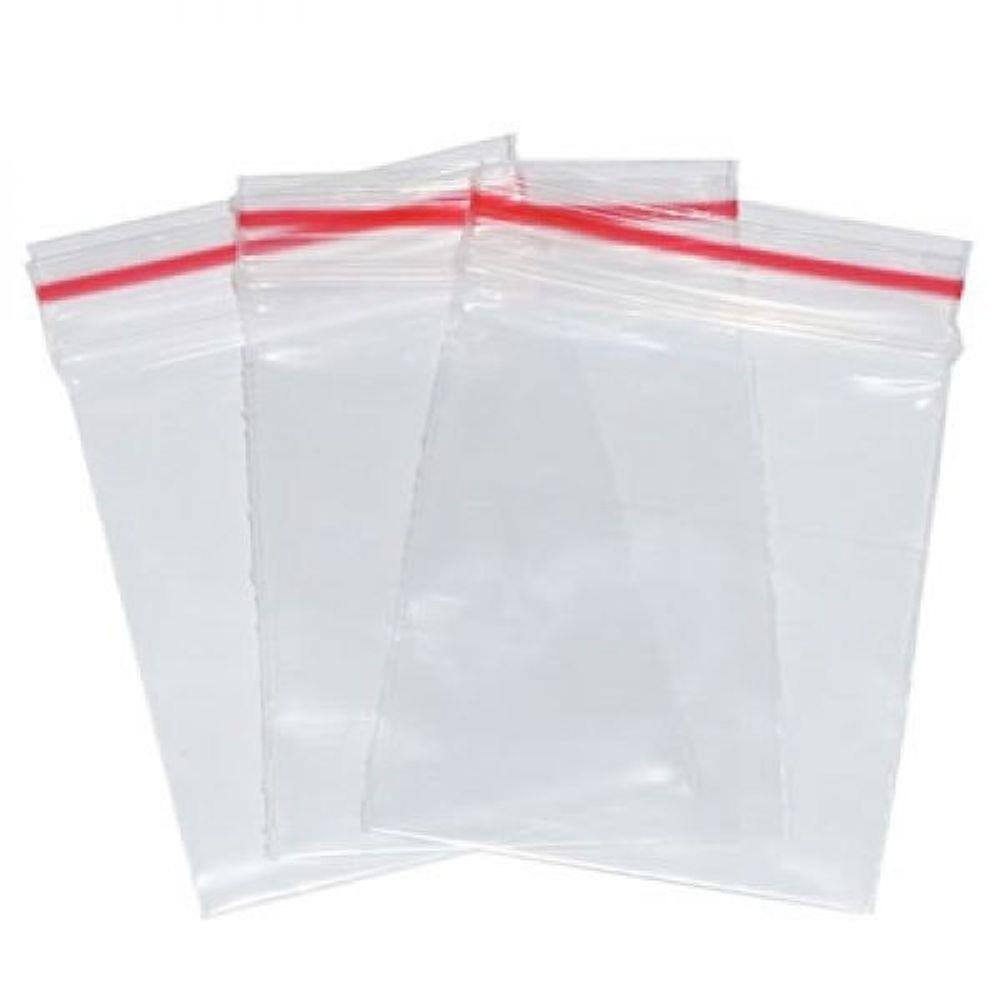 white zip lock bolsas