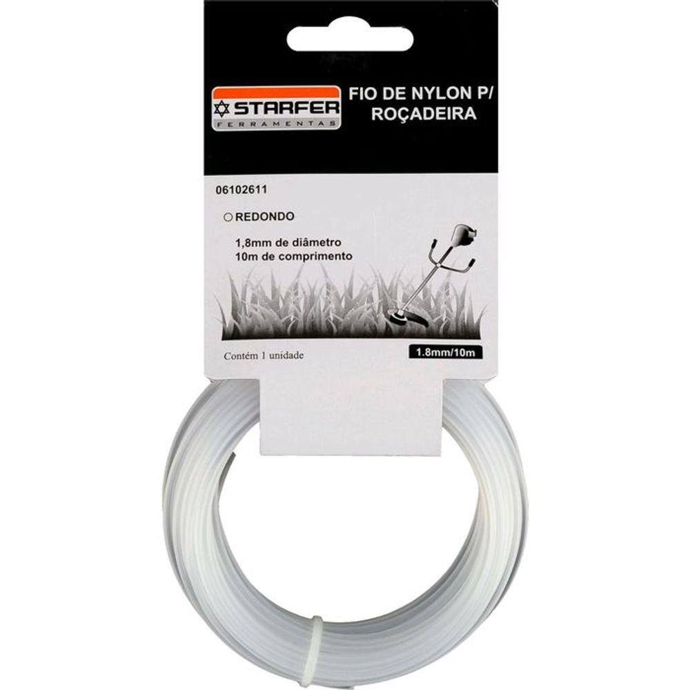 Fio Nylon 1.8 Mm 10 Metros Starfer