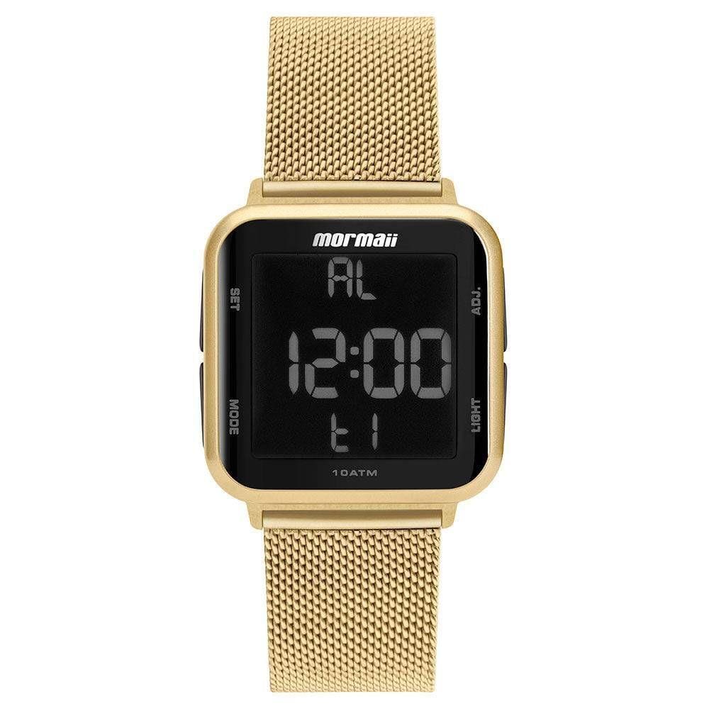 Relógio Unissex Digital Mormaii Dourado MO6600AH/8D