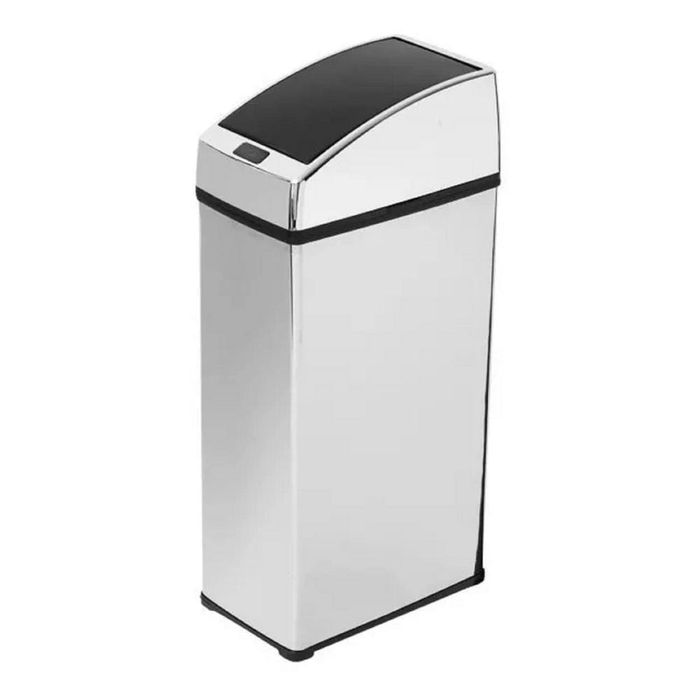 Lixeira Automática Com Sensor Inox Polido 3 Lts Litros Quadrada