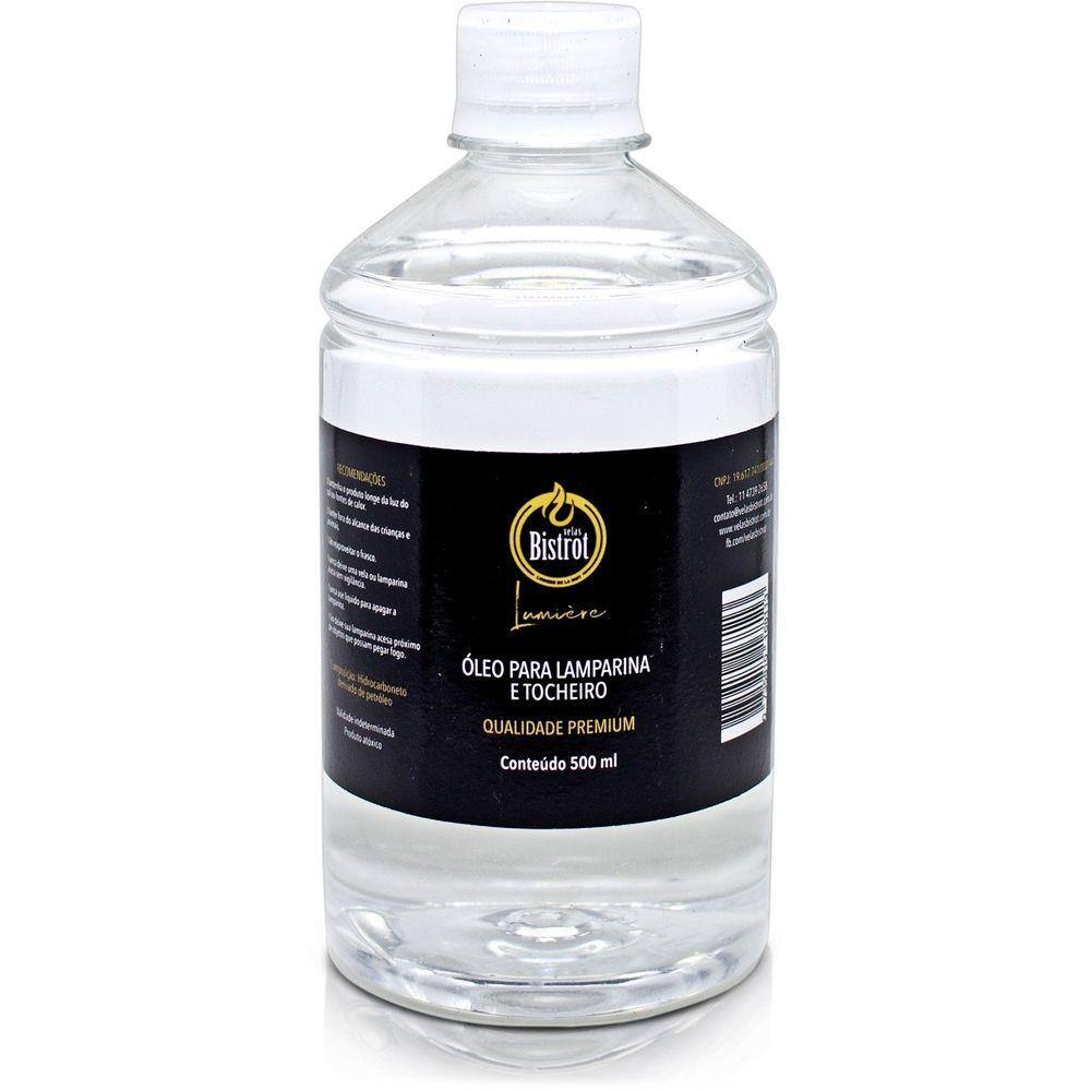Fluido Para Tocheiros E Lamparinas 500Ml Puro Sem Aroma