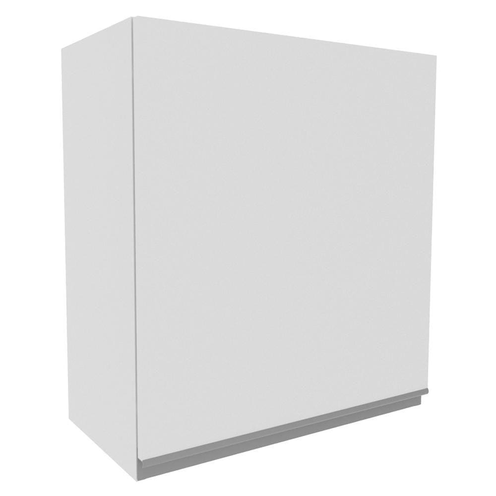 Armário Aéreo Madesa Acordes 100% MDF 60 cm - 1 Porta Branco Brilho